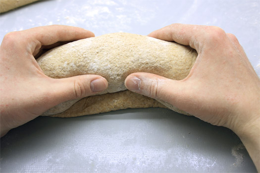 shaping the loaf 2