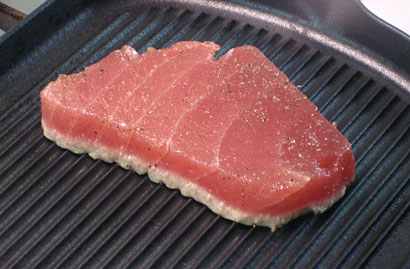 frying one side