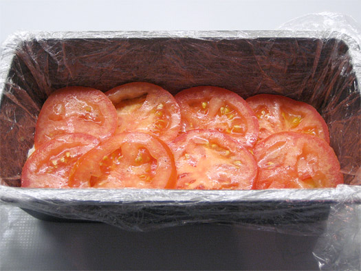 layer of tomato