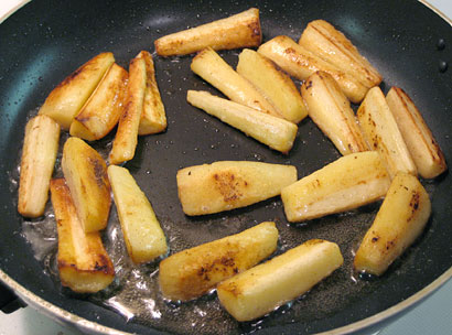 browning the parsnips