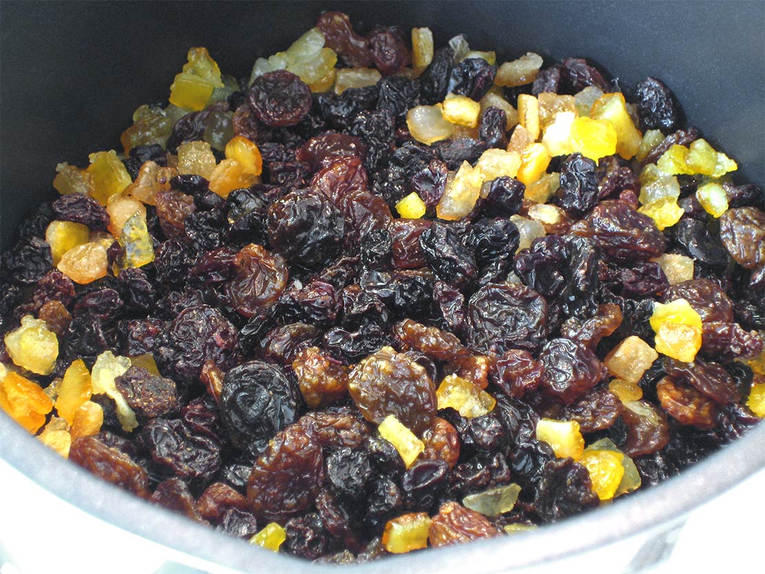 soaking the fruit