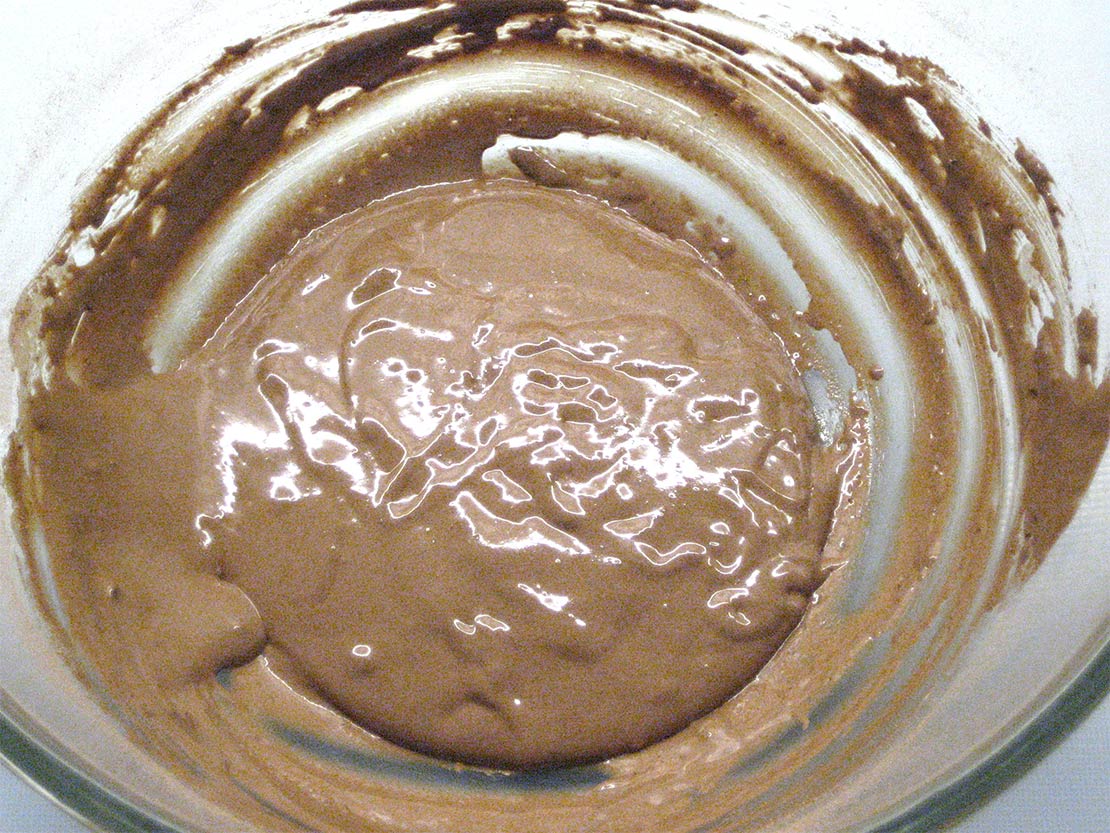 adding the cocoa