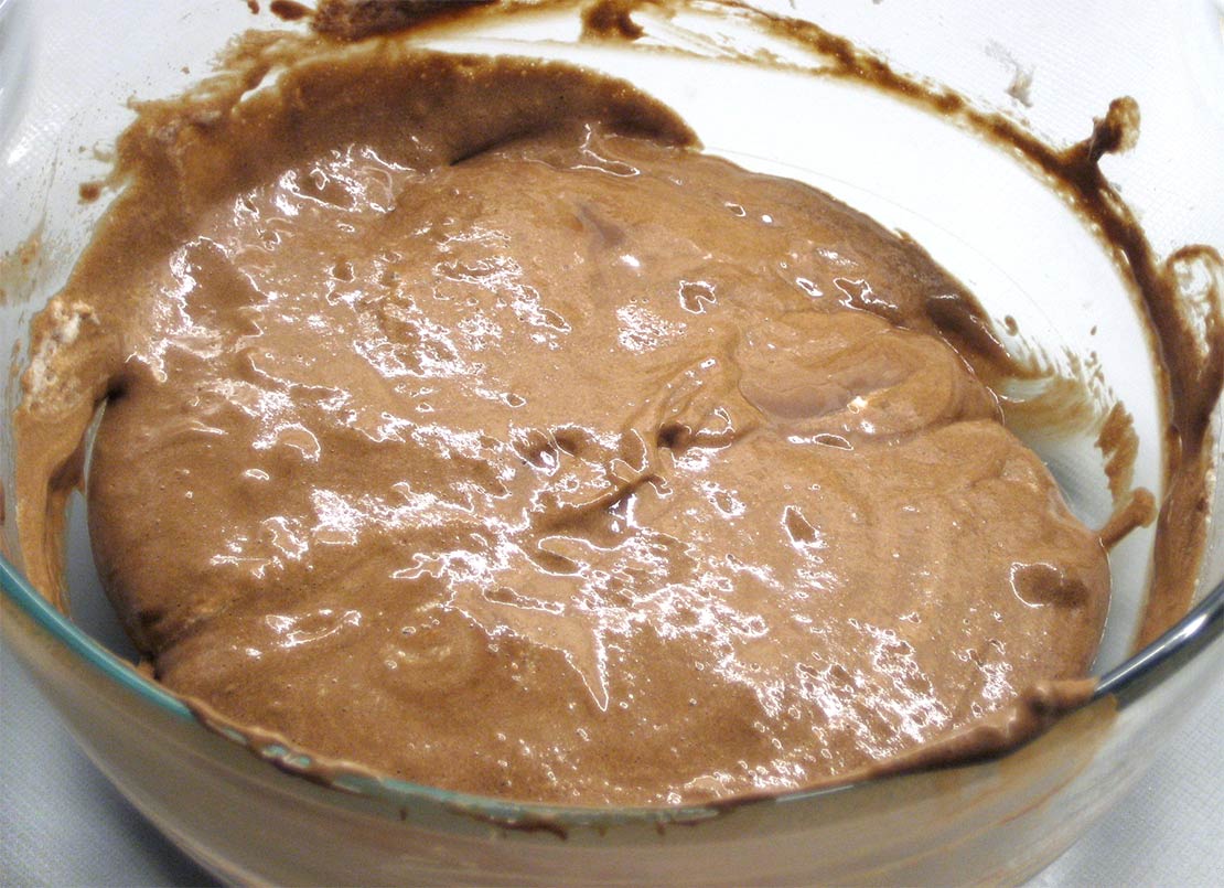 adding half the egg whites