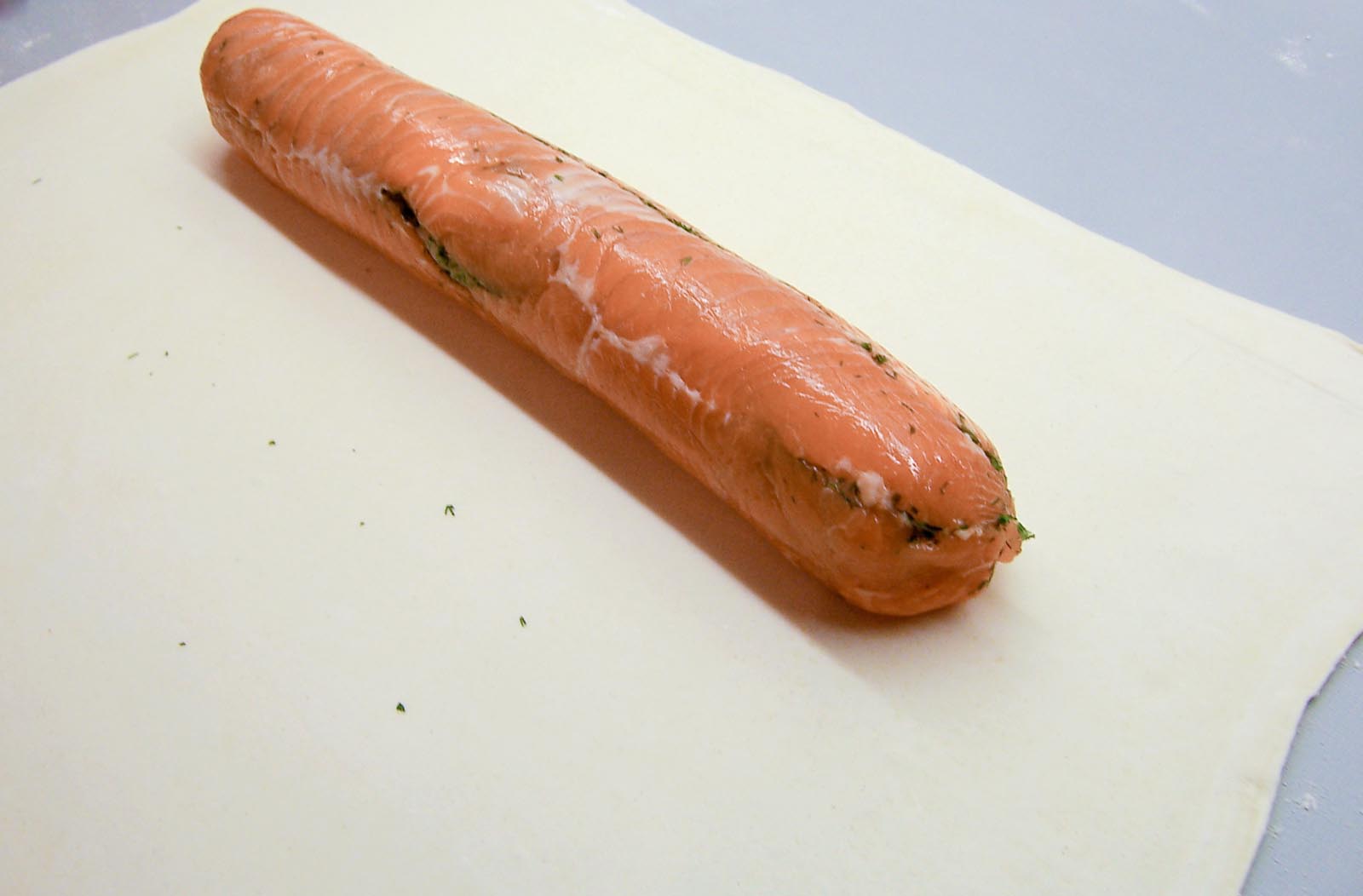salmon and pastry