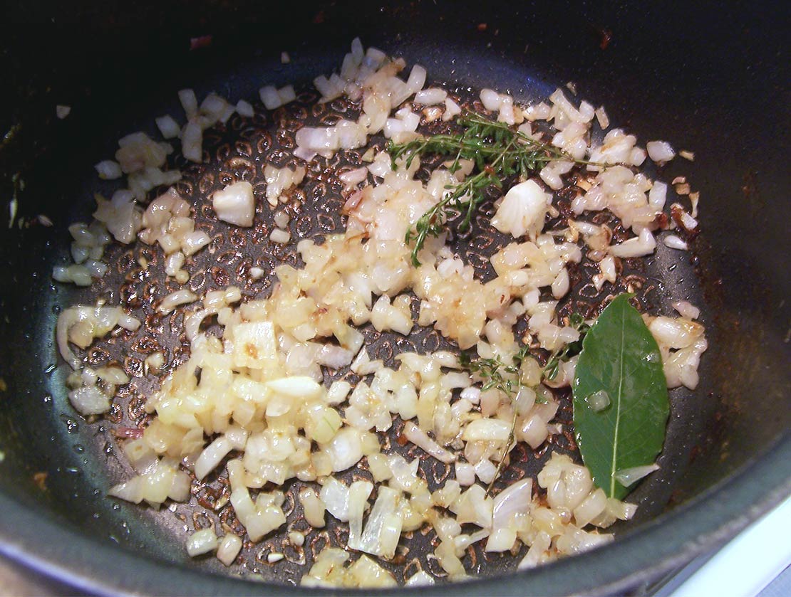 softening the shallot
