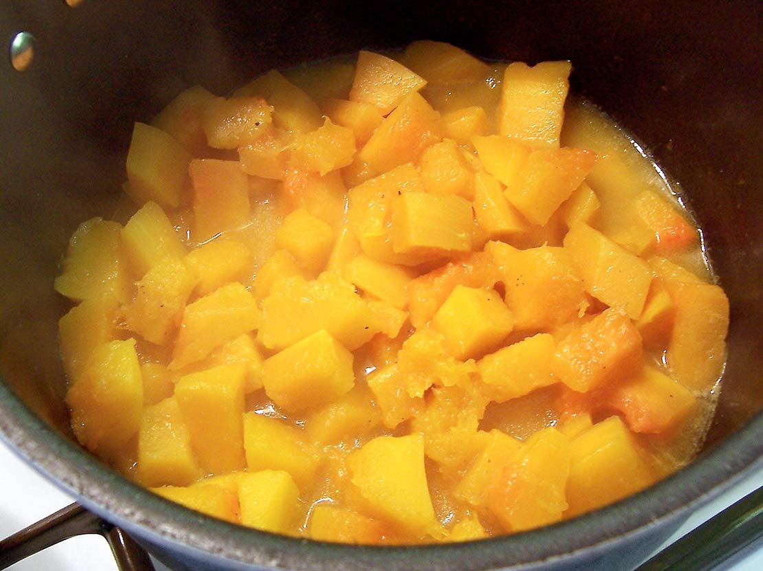 cooked pumpkin