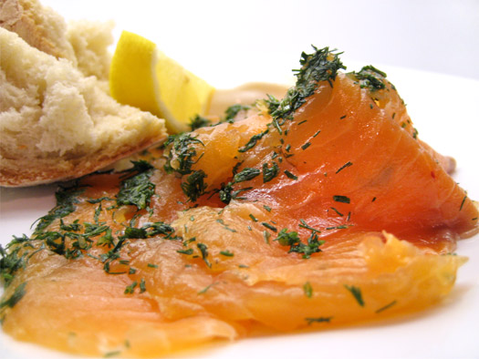 the finished gravadlax