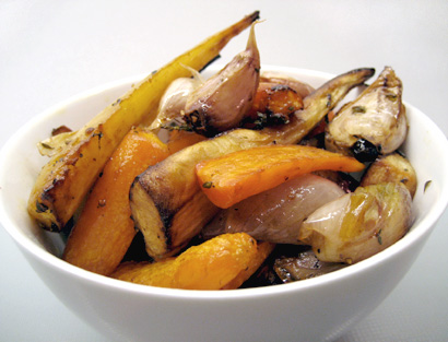 the roast vegetables